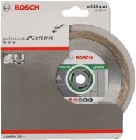 Фото 8 - Диск алмазный BOSCH, 115x22,2х1,7 мм,высота 7мм, PF Ceramic, сухой рез,( керамика)