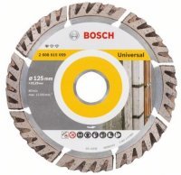 Фото 35 - Диск алмазный BOSCH, 125x22,2х2мм, высота 10мм, Stf Universal, сегментированный, сухой рез