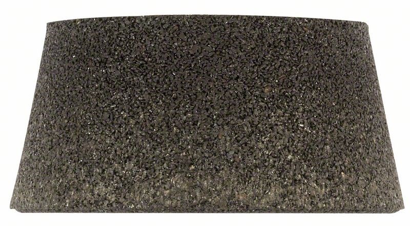 Фото 21 - Круг шлифовальный конусный цилиндрический BOSCH, 130-150мм, К120, камень